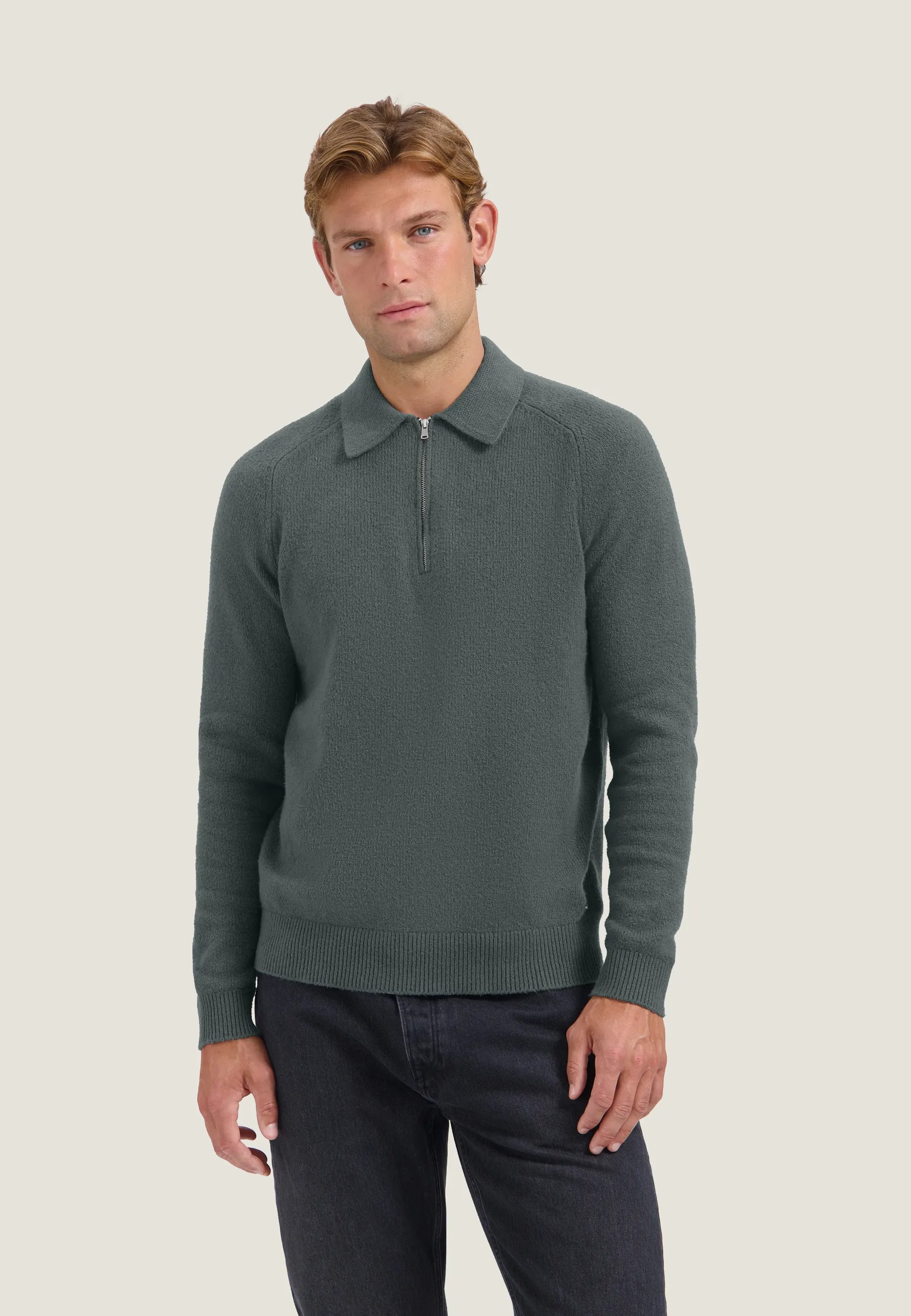 Strickpullover aus Baumwollmix