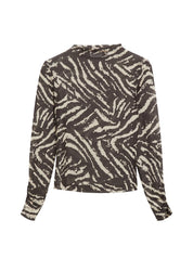 Langarmshirt gemustert