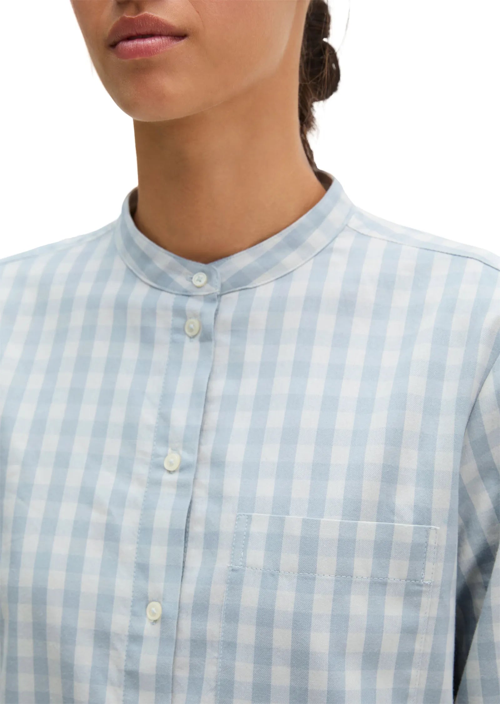 Bluse kariert im Regular-Fit