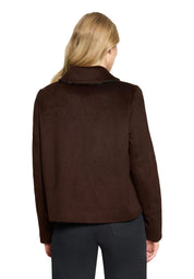 Übergangsjacke mit aufliegendem Kragen