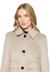Übergangsjacke mit aufliegendem Kragen