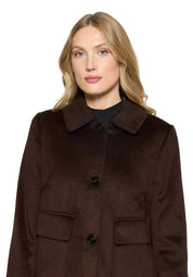 Übergangsjacke mit aufliegendem Kragen