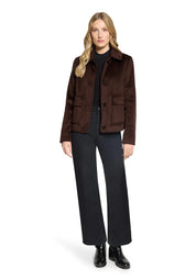Übergangsjacke mit aufliegendem Kragen