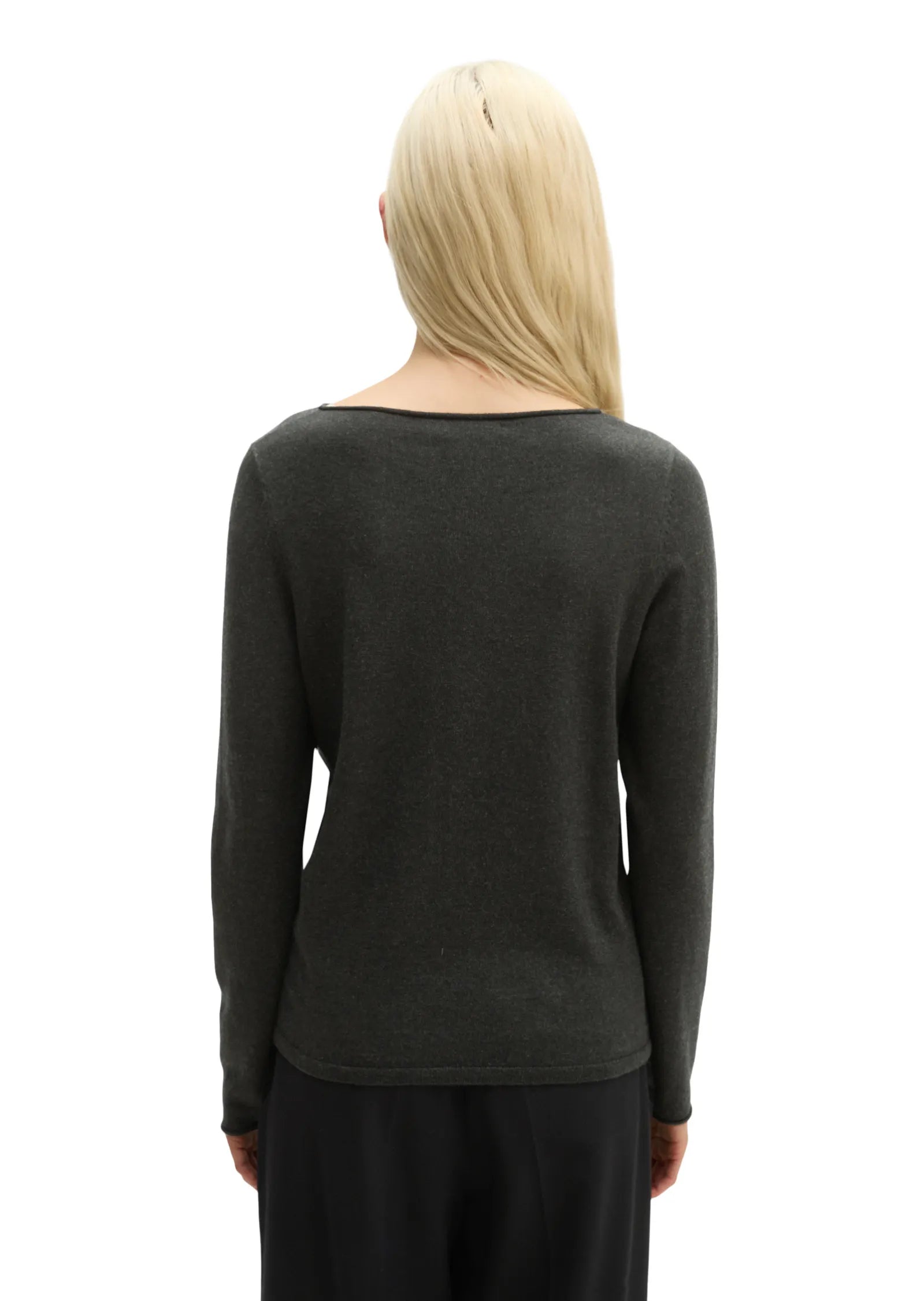 Strickpullover aus Schurwollmix