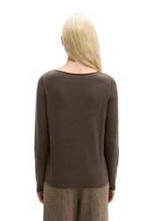 Strickpullover aus Schurwollmix