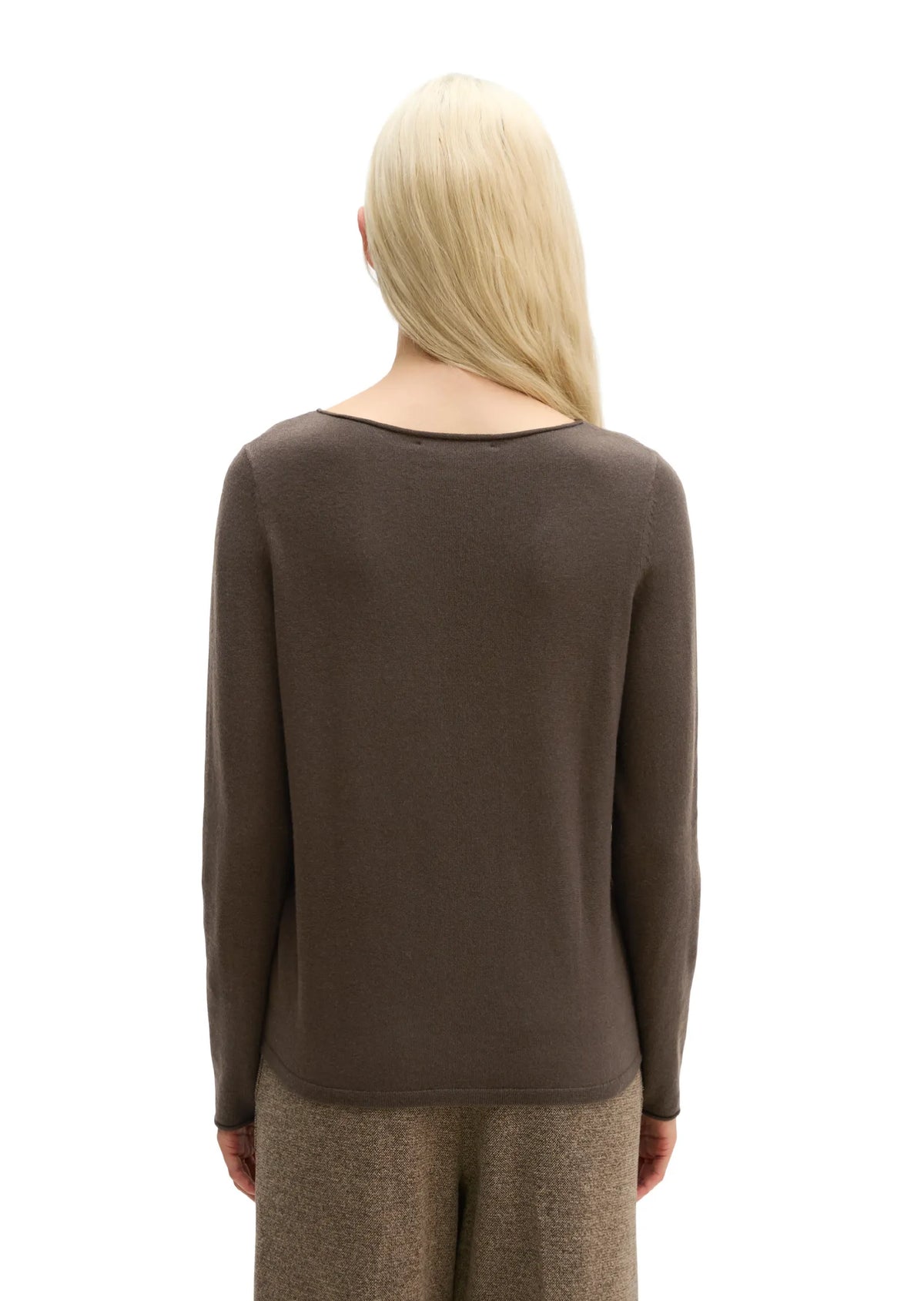 Strickpullover aus Schurwollmix