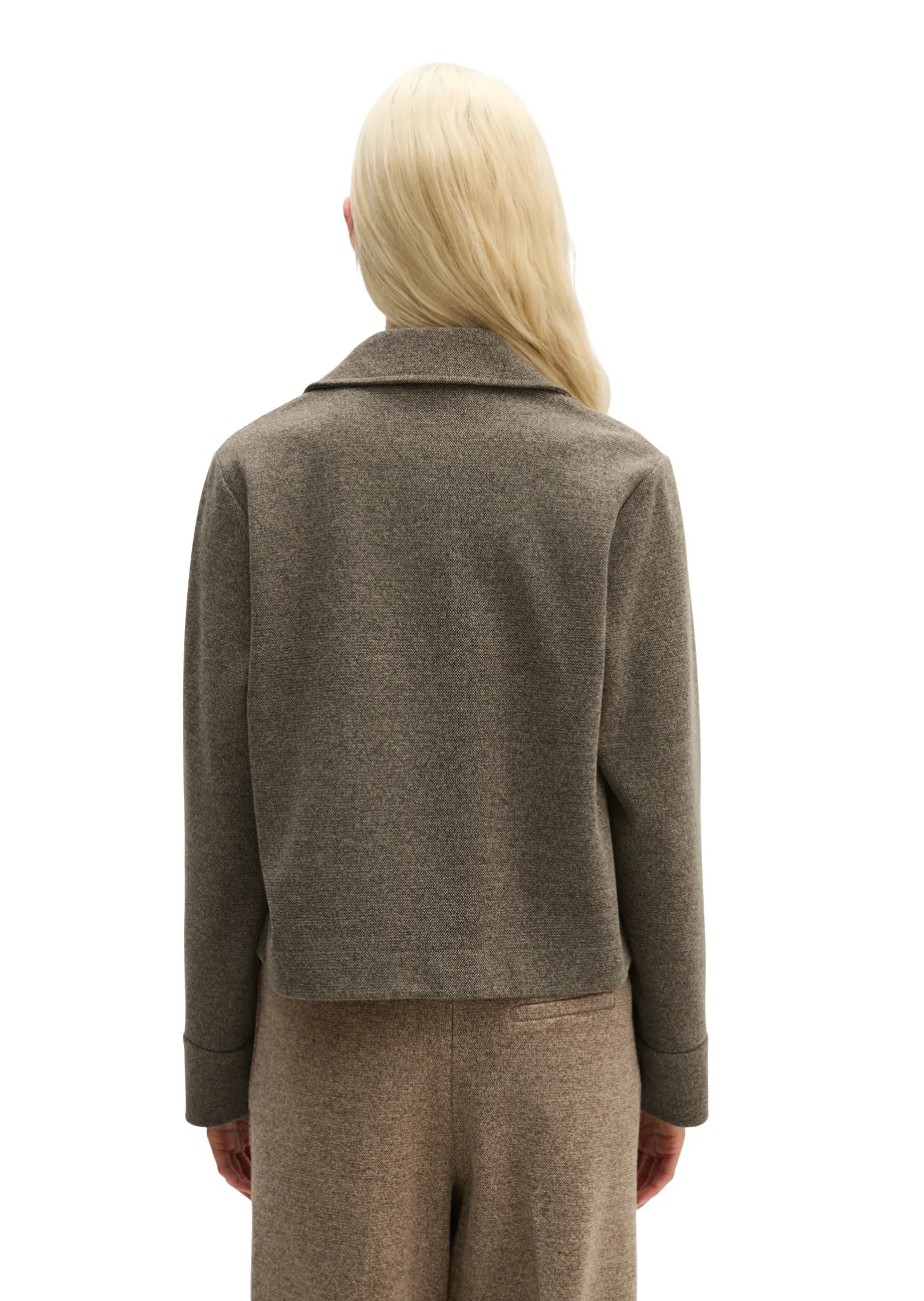 Tweedblazer cropped