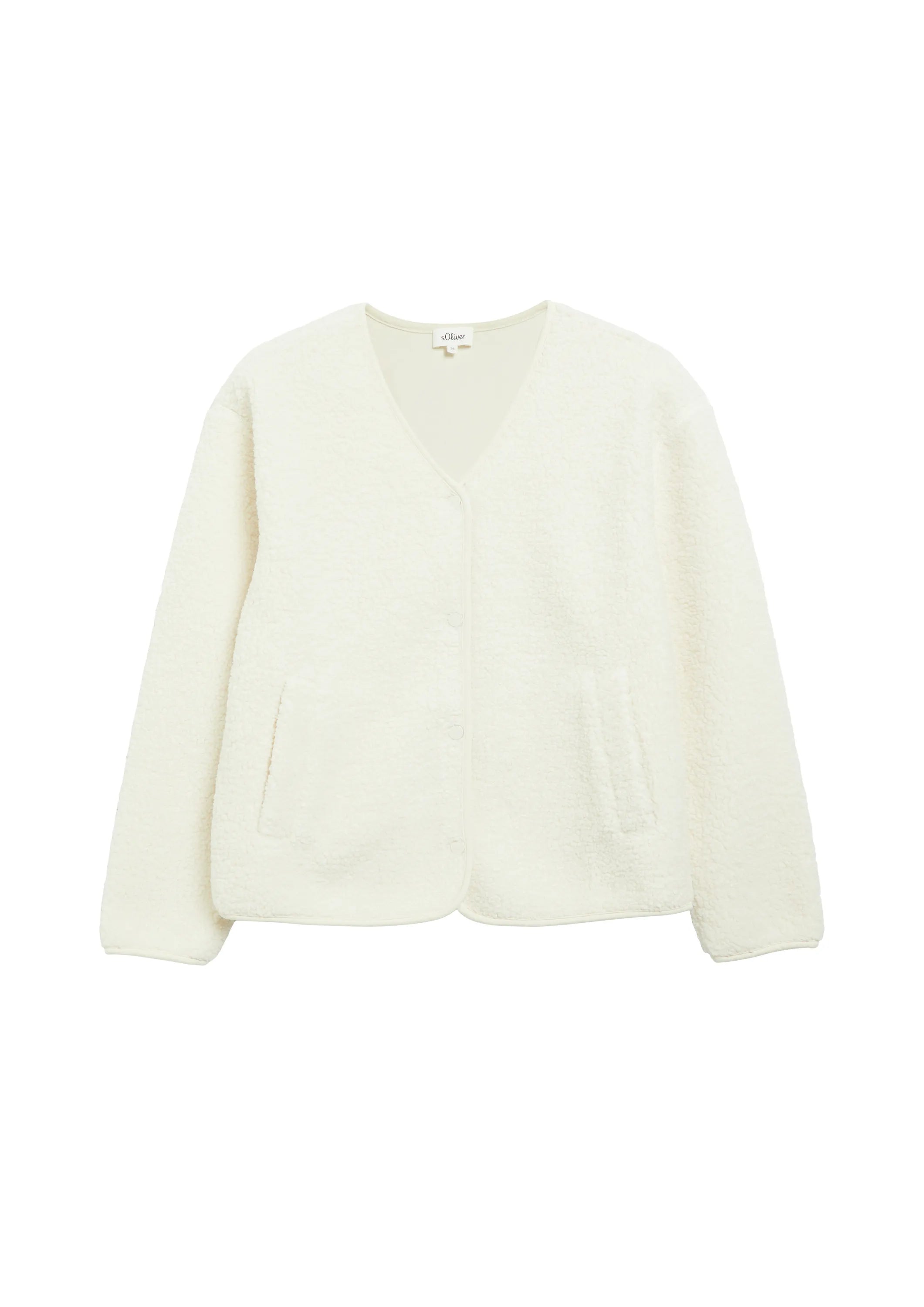 Sweatshirt Jacke mit Teddyvlies