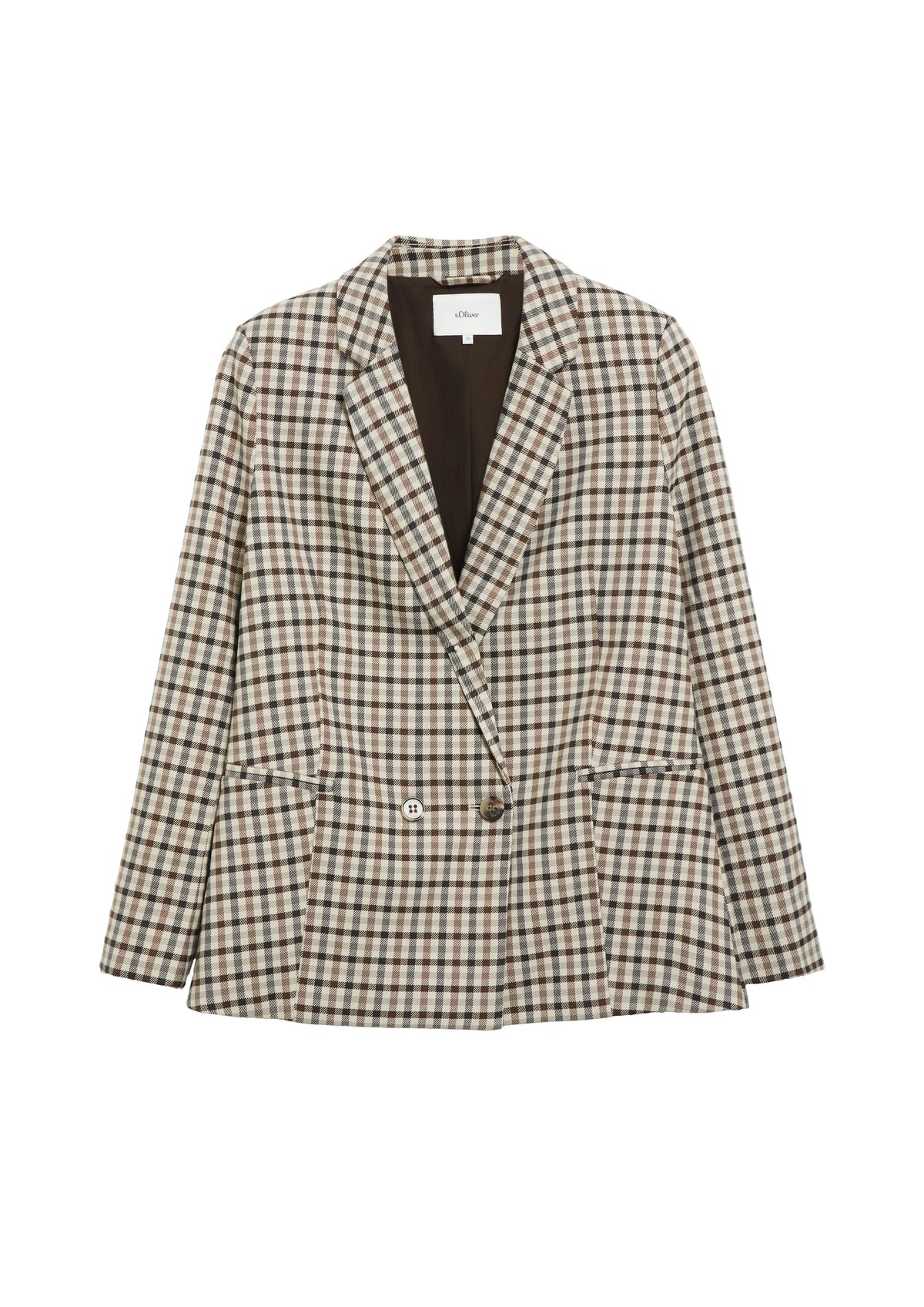 Karierter Blazer