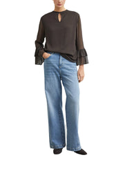 Bluse aus Viskose