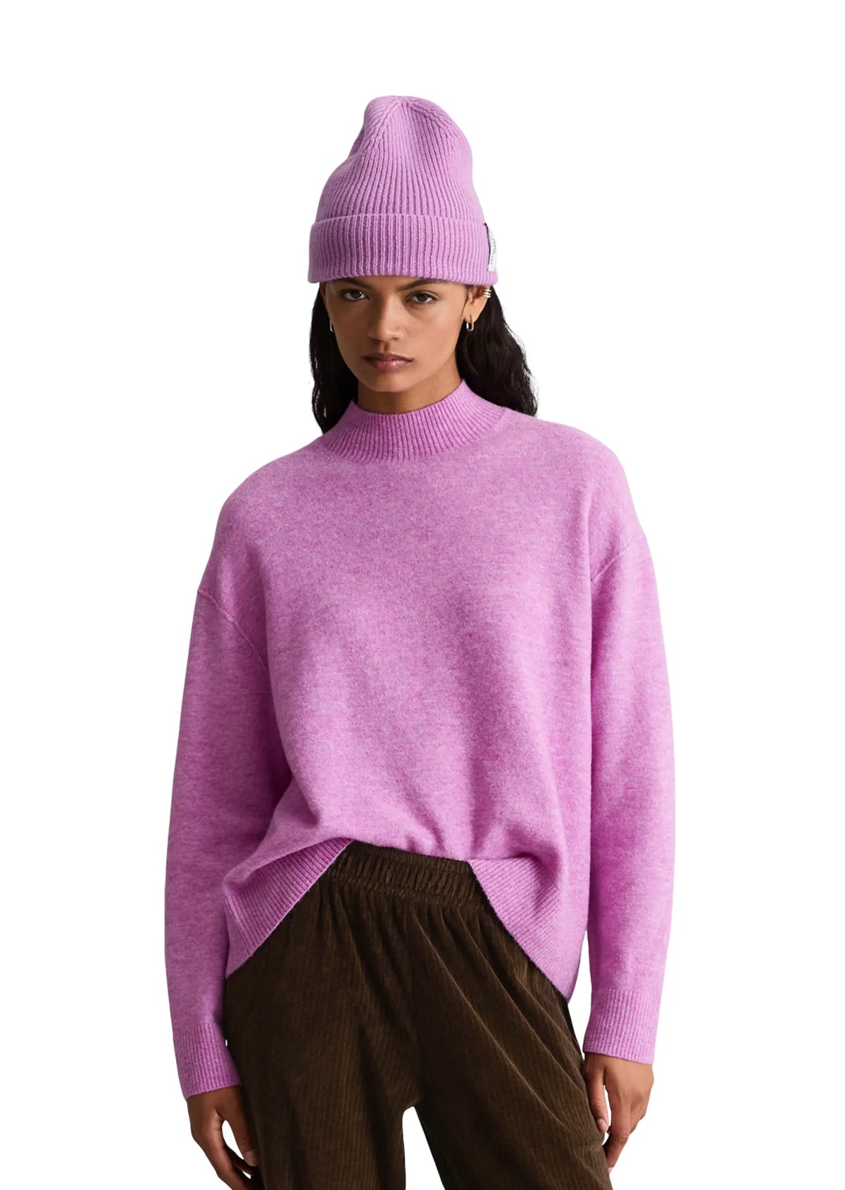 Strickpullover aus Schurwollmix
