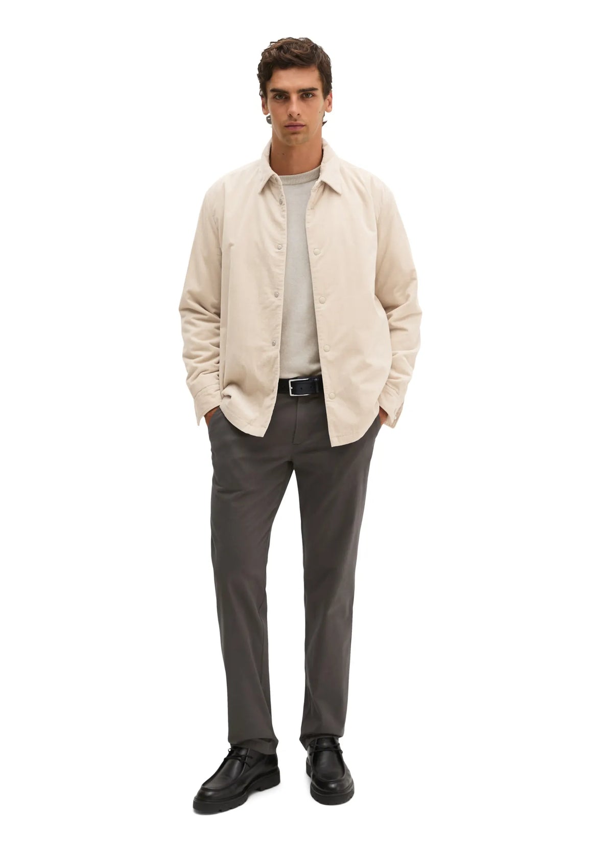 Cord-Overshirt im Regular-Fit