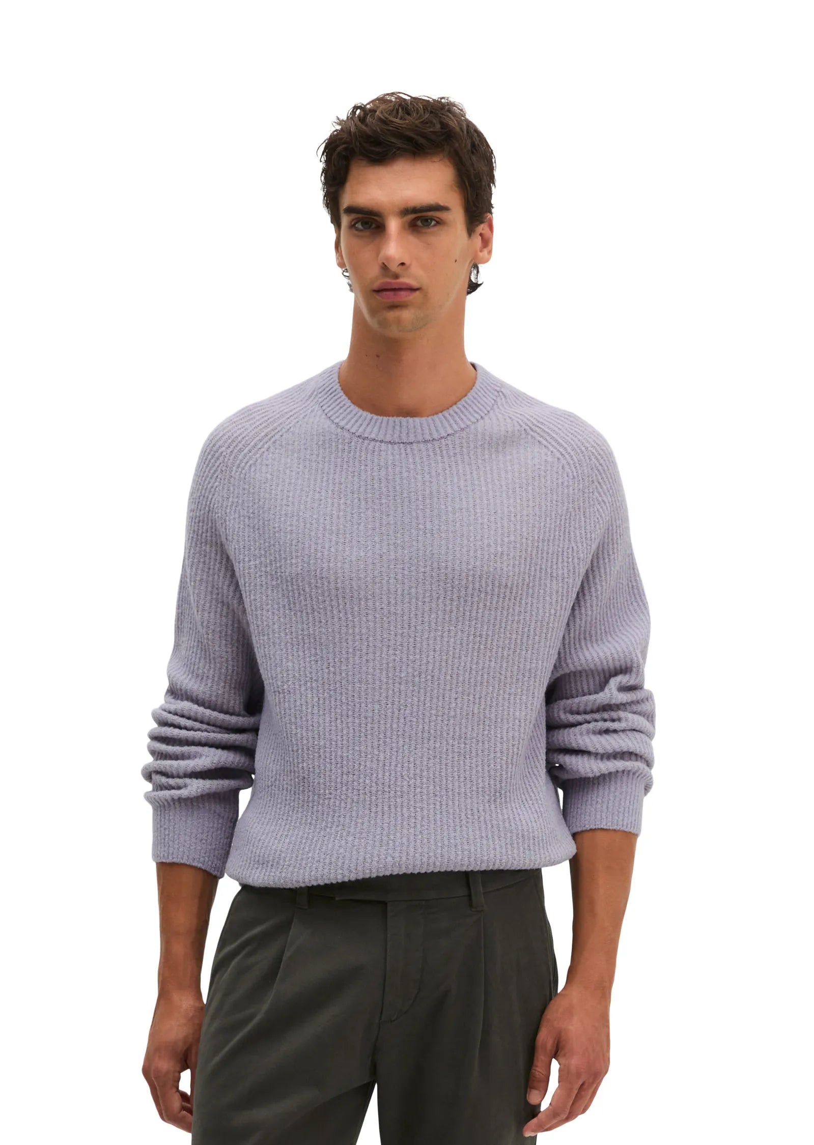 Strickpullover aus Schurwollmix