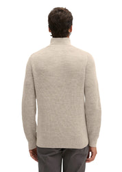 Strickpullover mit Troyer-Kragen Regular Fit