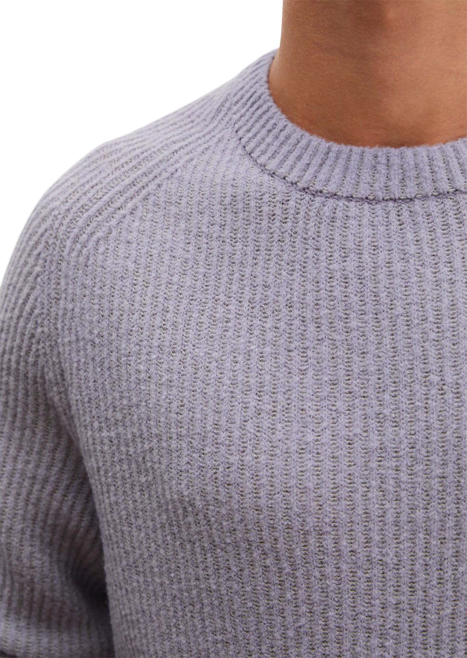 Strickpullover aus Schurwollmix