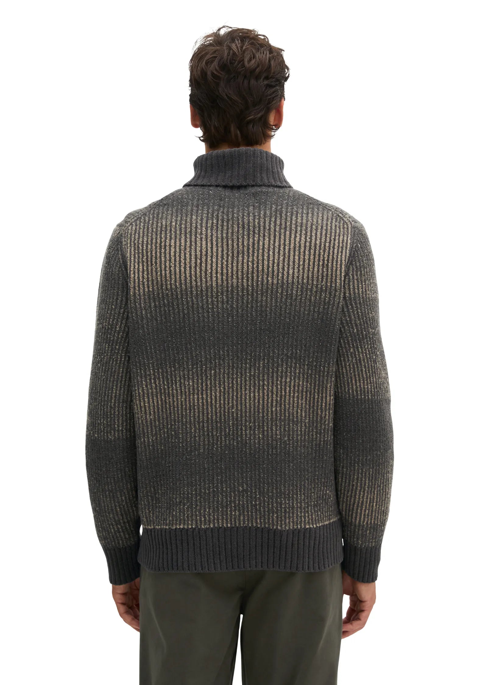 Strick-Rollkragen-Pullover Regular Fit