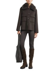 Jacke aus Wollmix