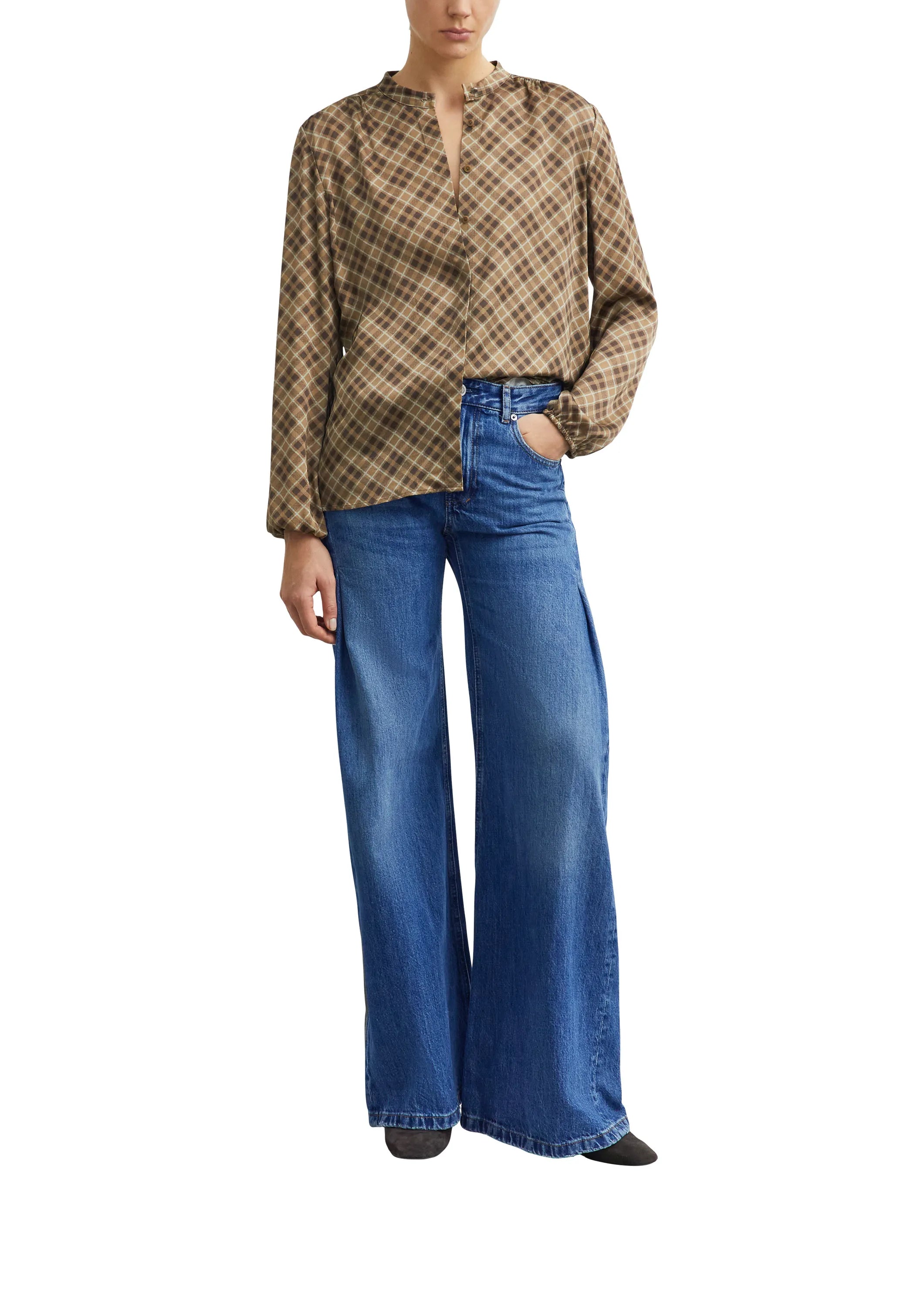 Bluse aus Viskose