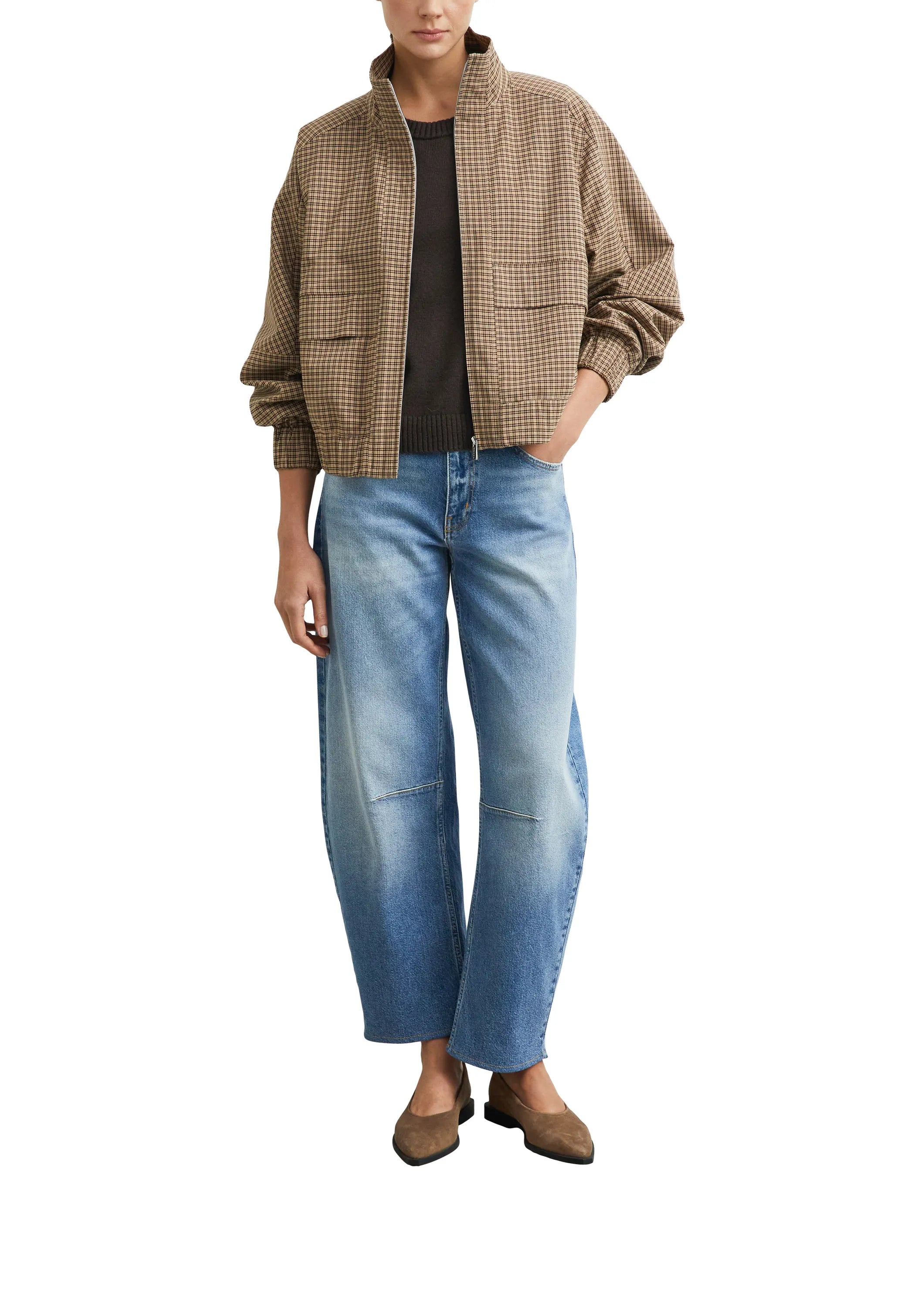 Blouson mit Stehkragen