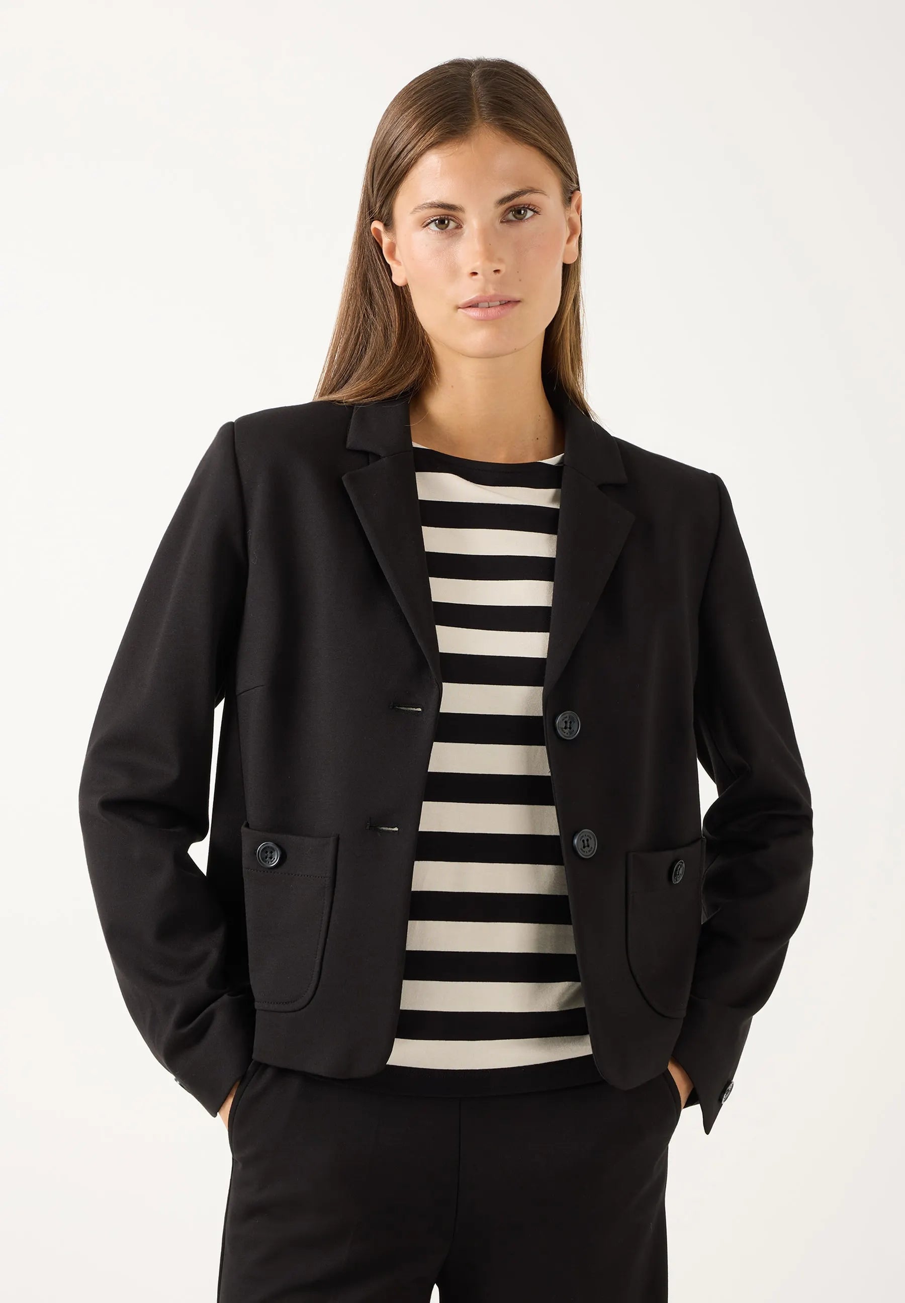 Blazer aus Viskosemix