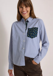 Bluse aus Baumwollmix