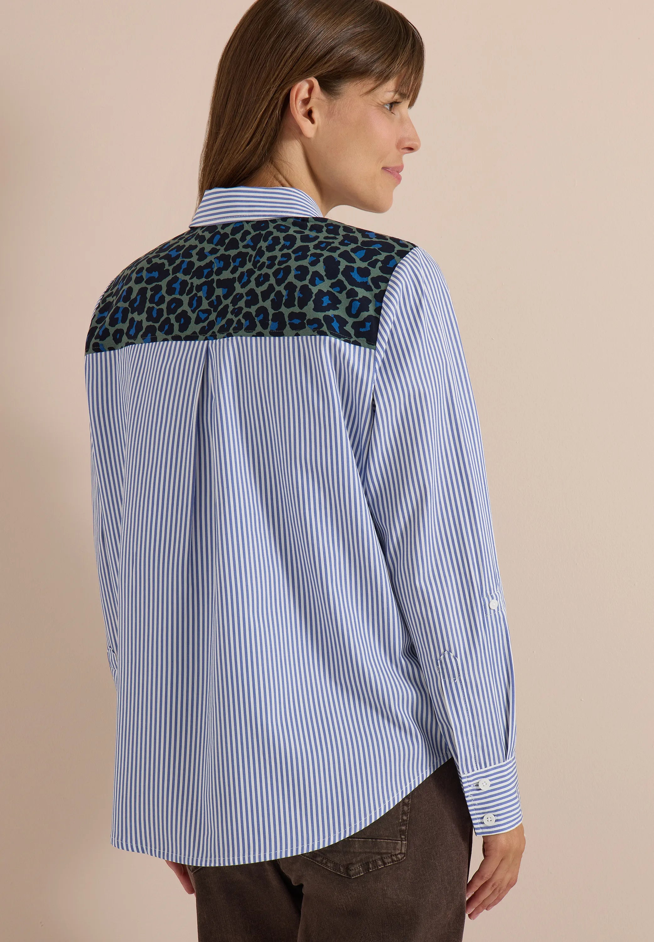 Bluse aus Baumwollmix