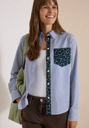 Bluse aus Baumwollmix