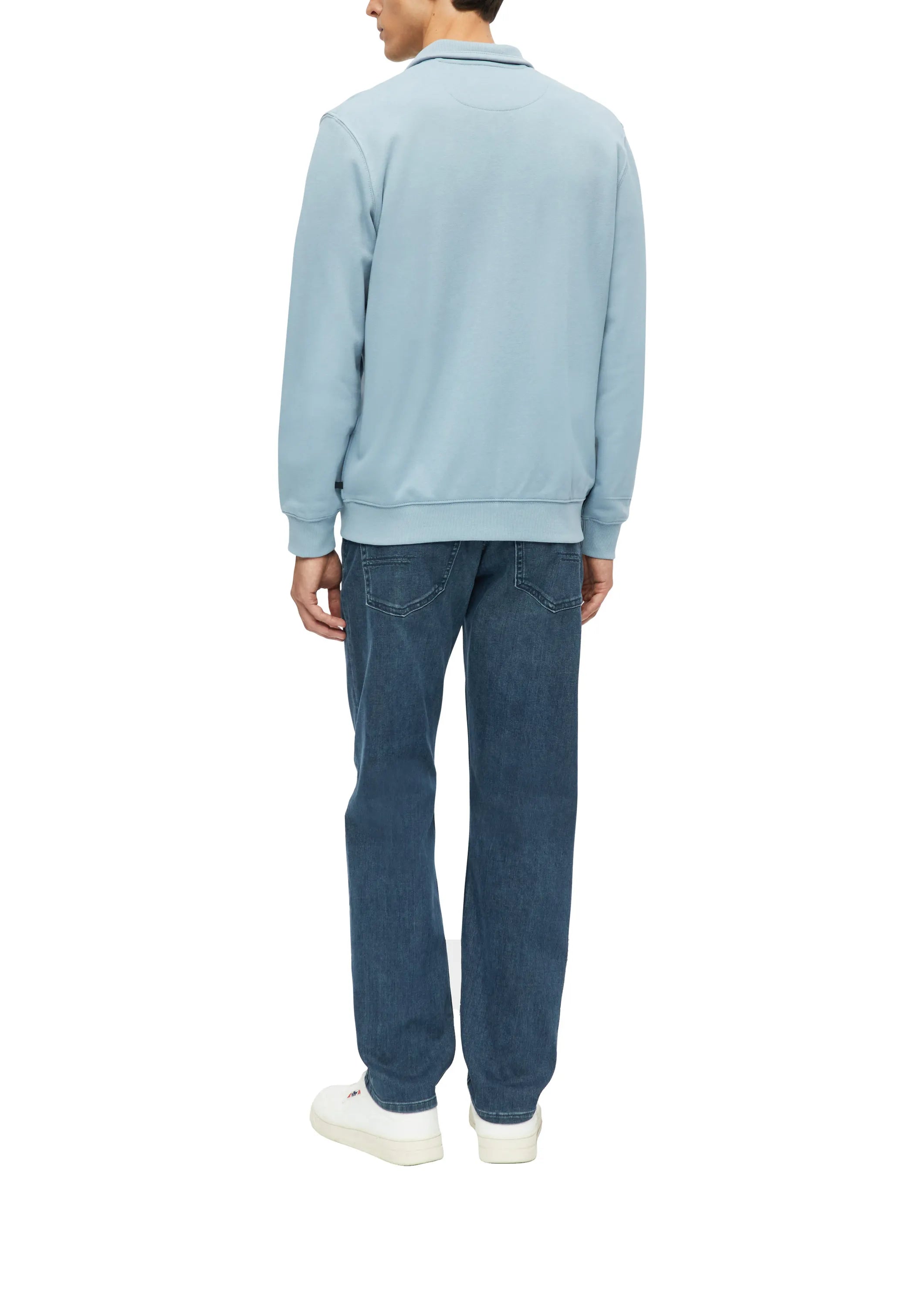 Sweatshirtjacke aus Baumwollmix