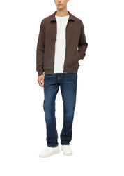 Sweatshirtjacke aus Baumwollmix