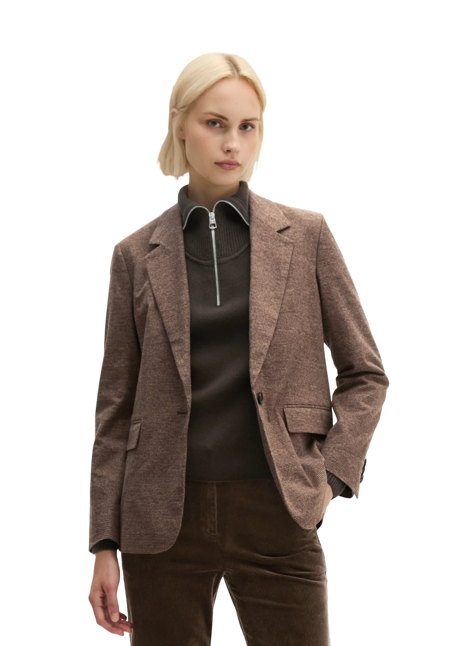 Glencheck-Blazer Regular Fit