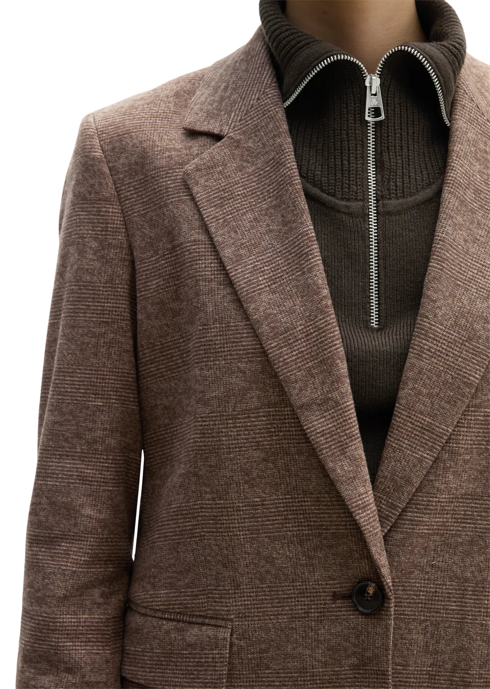Glencheck-Blazer Regular Fit