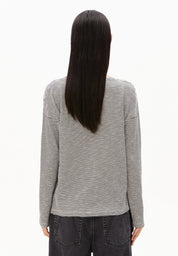 Oversized Langarmshirt aus Bio-Baumwolle