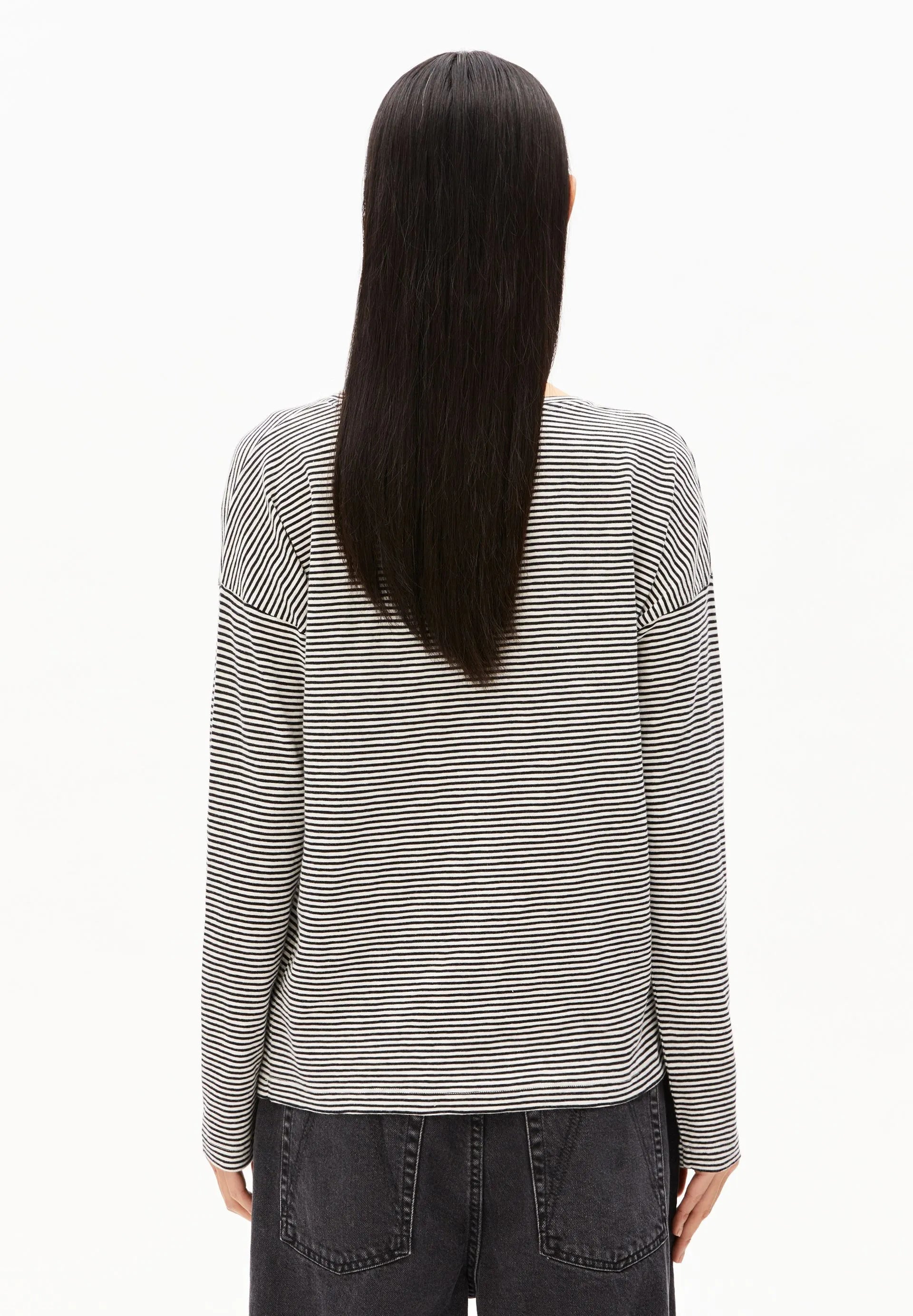 Oversized Langarmshirt aus Bio-Baumwolle