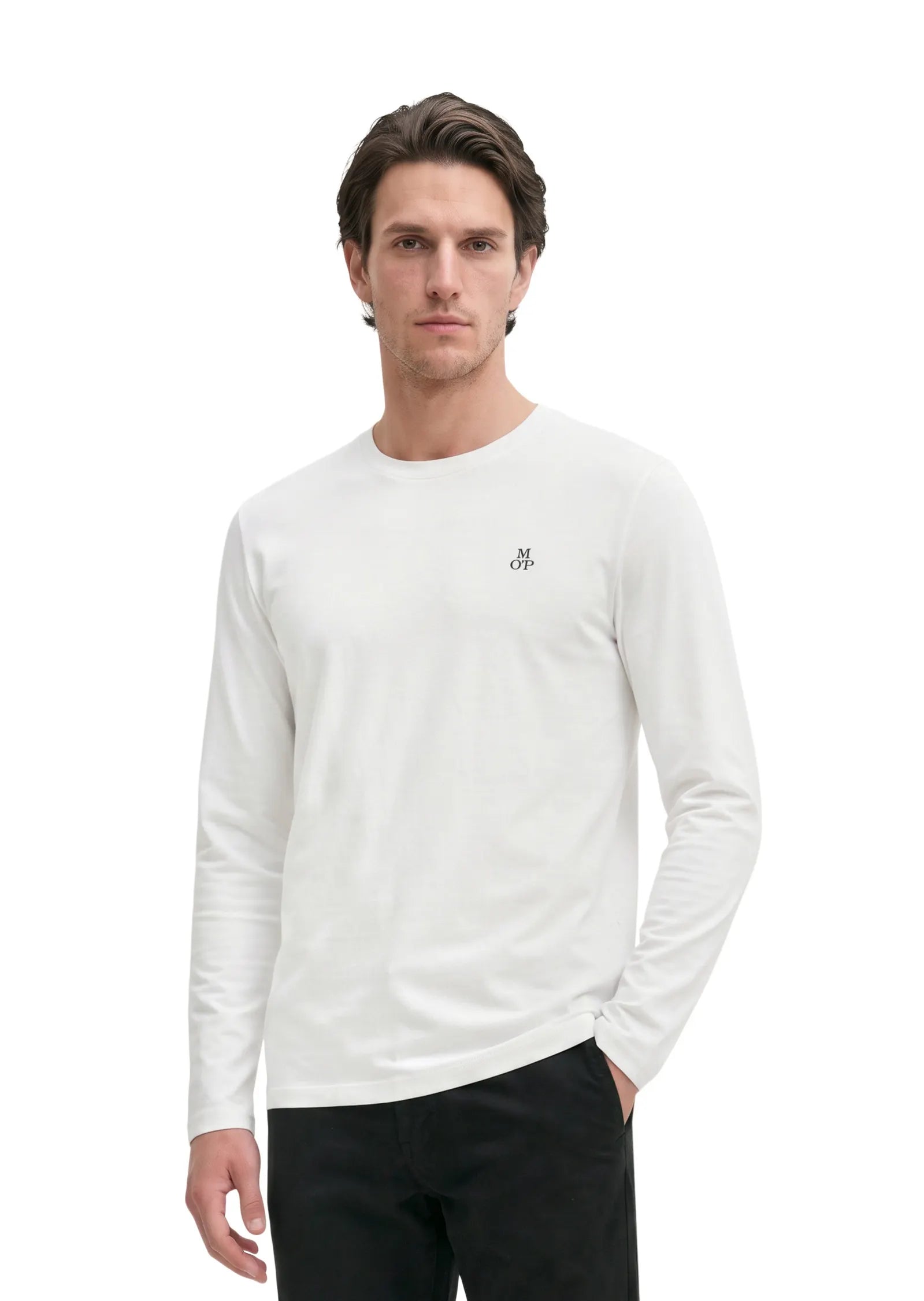 Langarmshirt aus Baumwolle