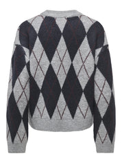 Strickpullover JDYBIANKA mit Argyle-Muster