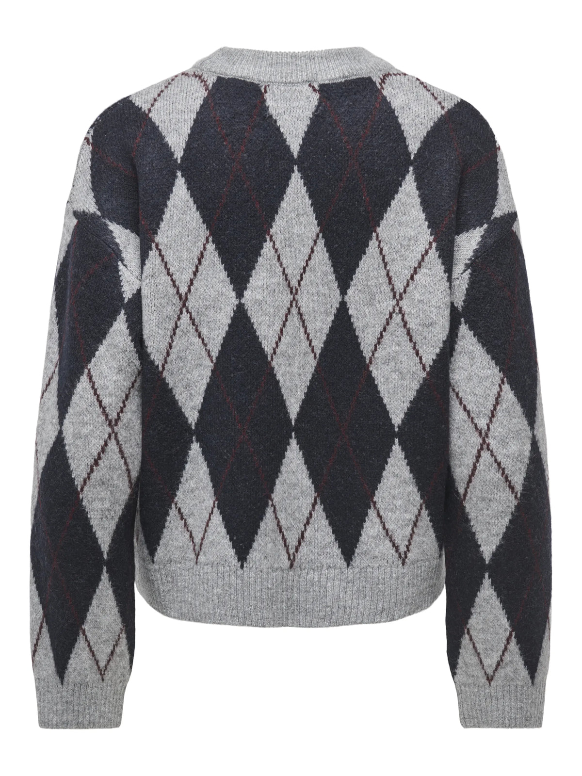 Strickpullover JDYBIANKA mit Argyle-Muster