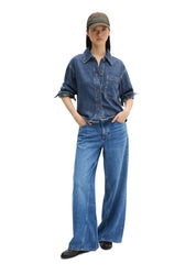 Jeansbluse Regular Fit