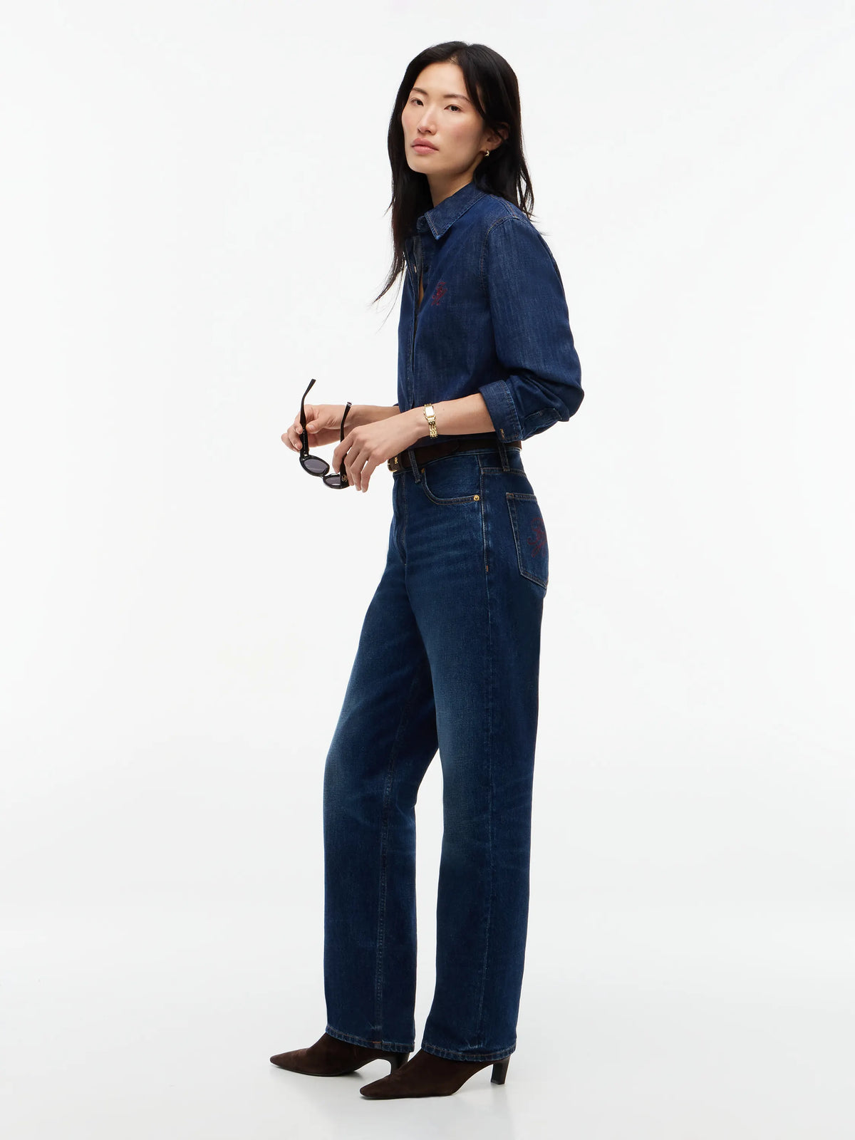 Jeans SARAH Straight High Rise