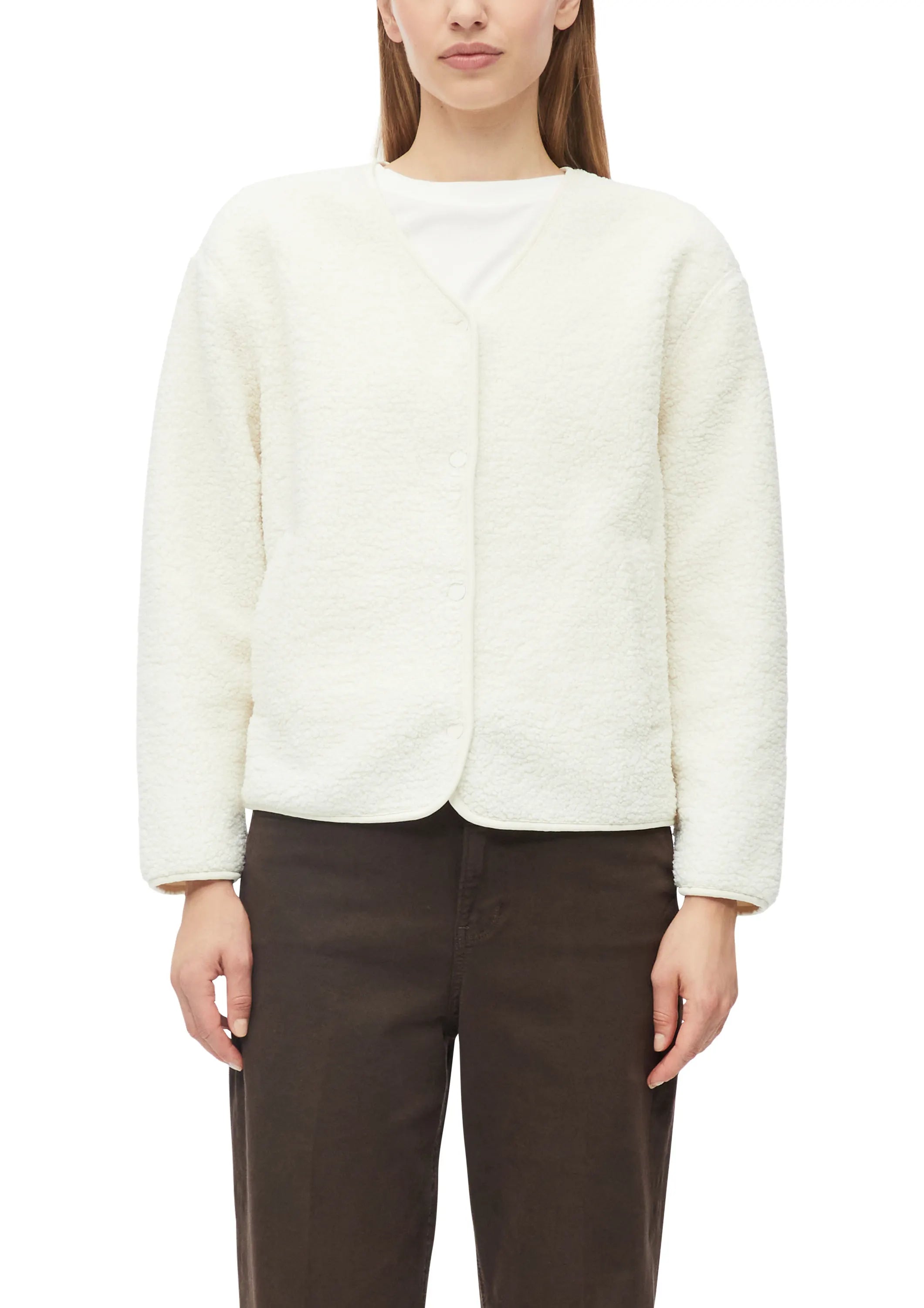 Sweatshirt Jacke mit Teddyvlies