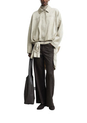 Blouson in Velours-Optik