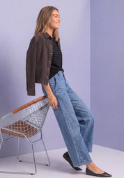 3/4-Arm Shirt mit Streifen