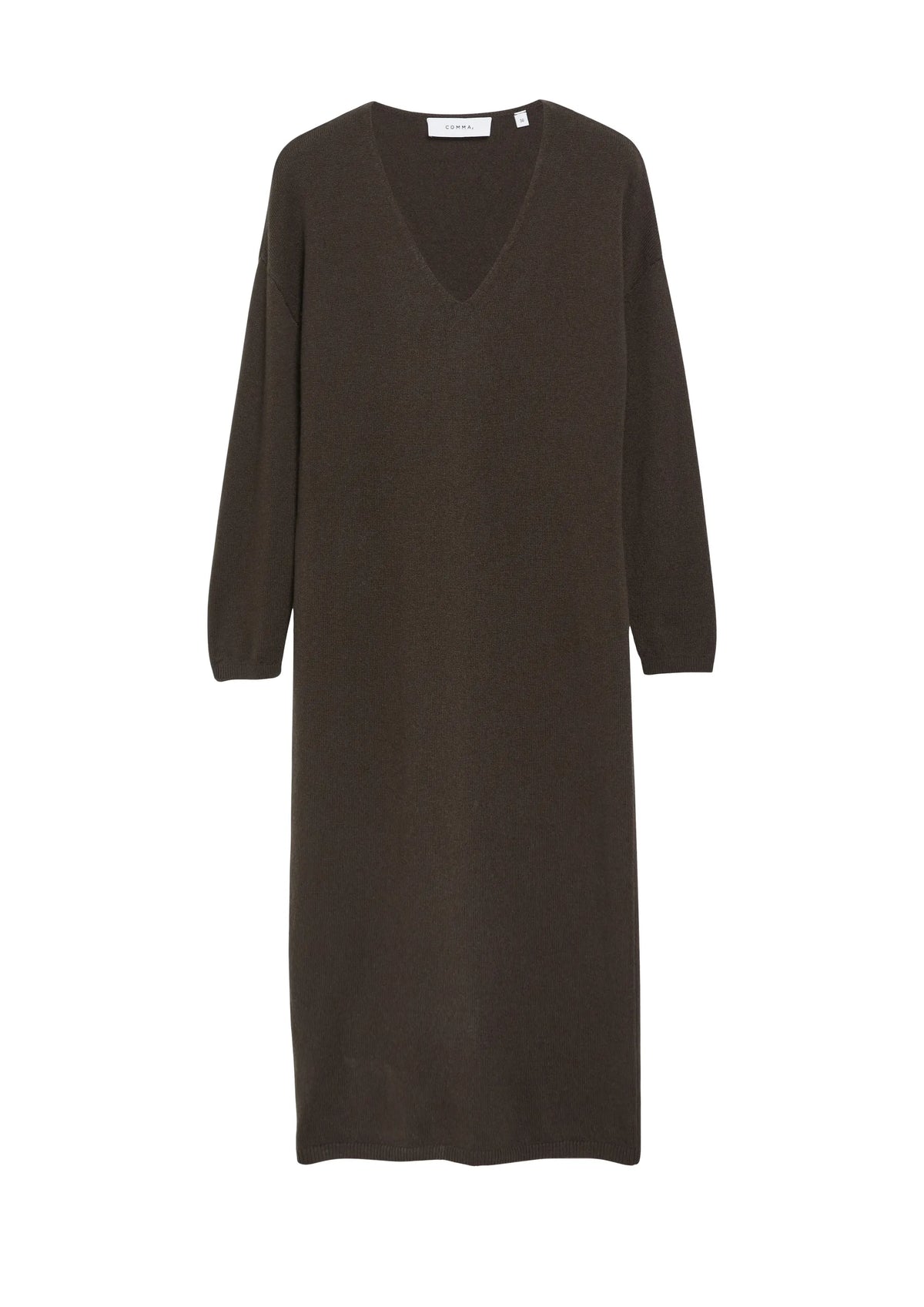 Strickkleid Midi aus Wollmix