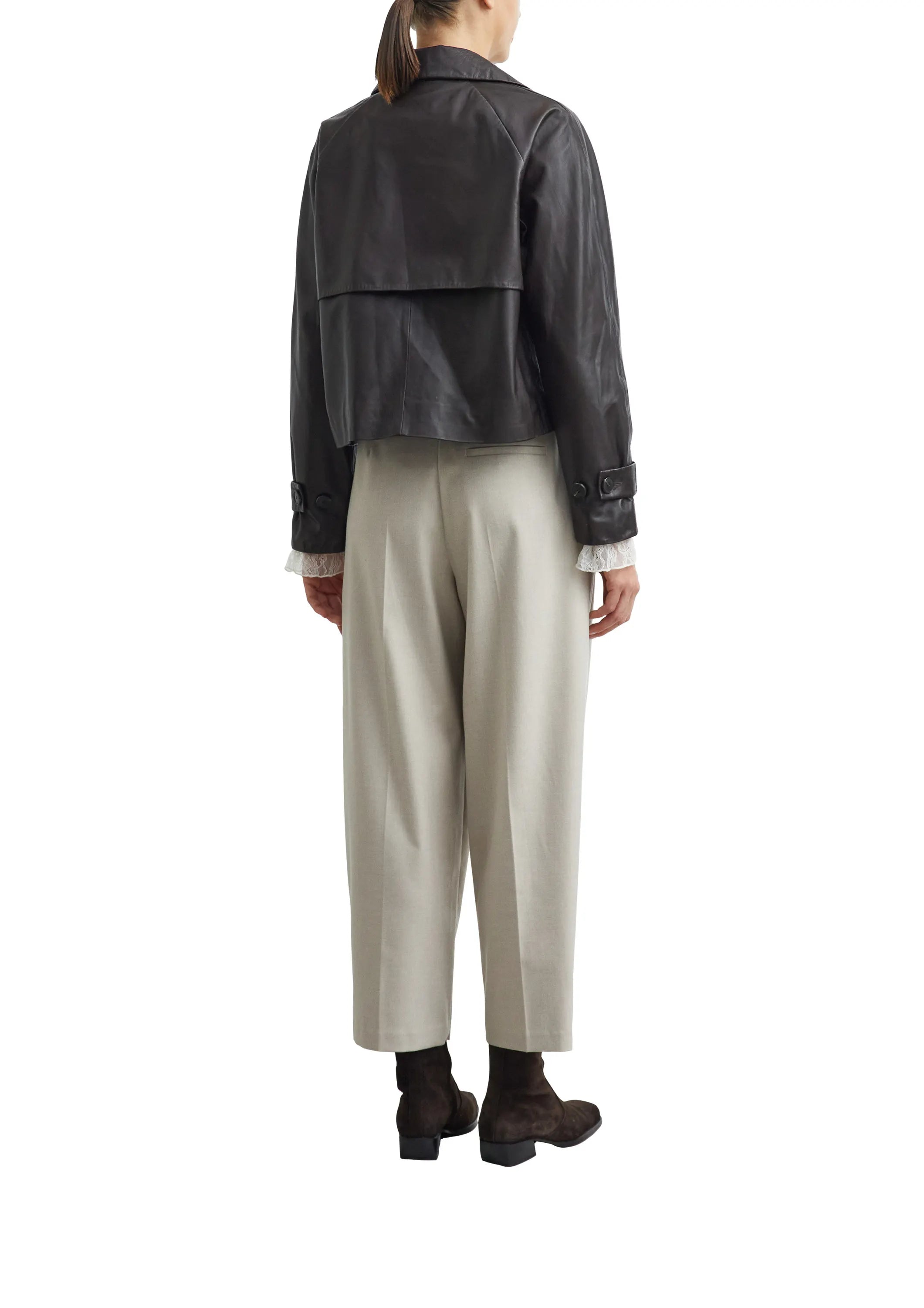 Bundfaltenhose Wide Leg