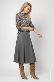 Langarmshirt mit Zebra-Muster