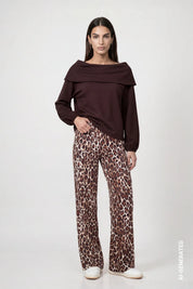 Strickpullover mit Carmen-Ausschnitt