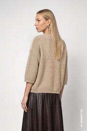 Strickpullover gemustert