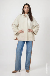 Strickjacke Doubleface