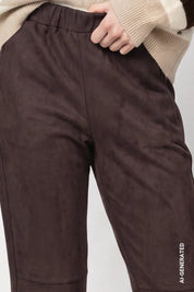 Hose in Velours-Optik