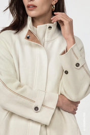 Strickjacke Doubleface