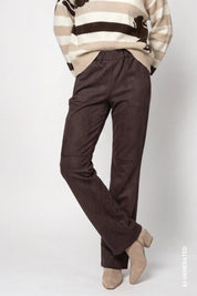 Hose in Velours-Optik